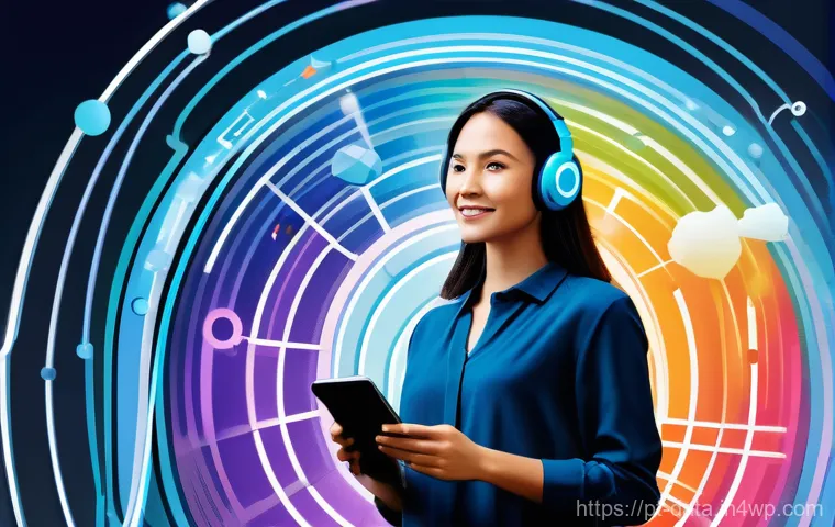 그래프 데이터베이스를 통한 마케팅 분석 사례 - **Prompt 1: The 360-Degree Connected Customer View**
A vibrant, highly detailed digital illustra...